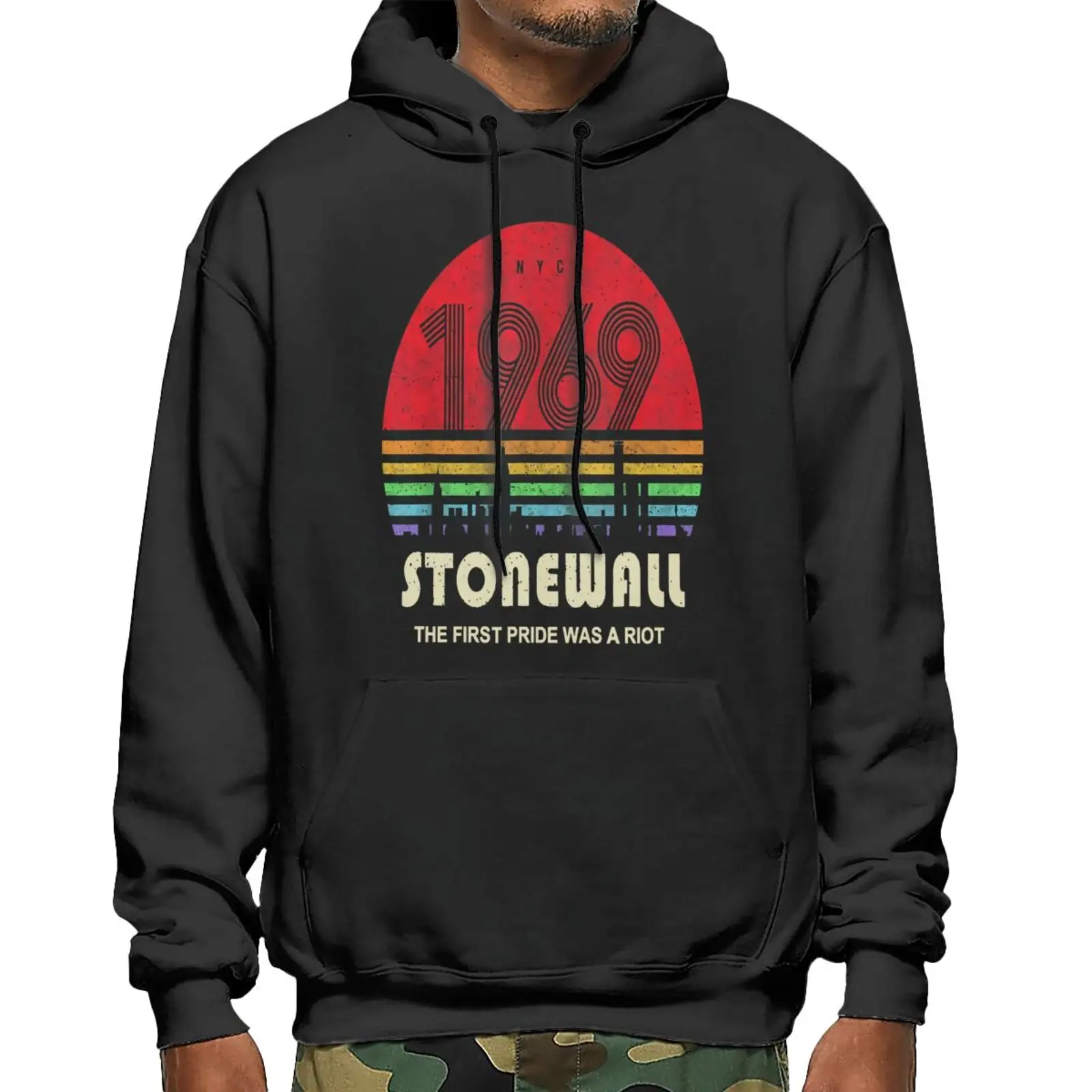 

50Th Anniversary Stonewall 1969 Was A Hoodie Mens Clothes Man Sets Harajuku Hoodies And Hoodies Jacket Men's Hoodie Sweatshirt