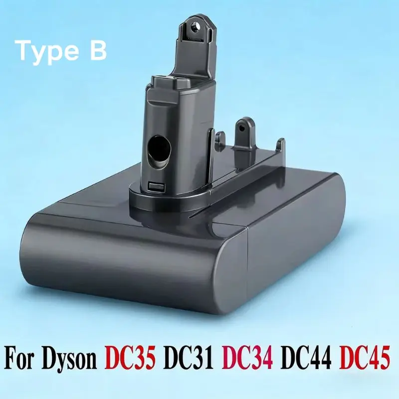 Фото Аккумулятор Li-ion 22.2В для пылесосов Dyson Type A или B, совместимый с моделями Dyson DC35, DC45, DC31, DC34, DC44, DC31 Animal, DC35 Animal. Долговечный и прочный. №2