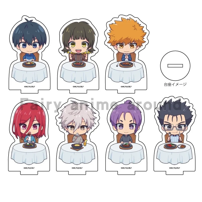 

Миниатюрная Фигурка героя аниме «Nagi Seishiro бачira Meguru Chigiri Hyoma» с синим замком