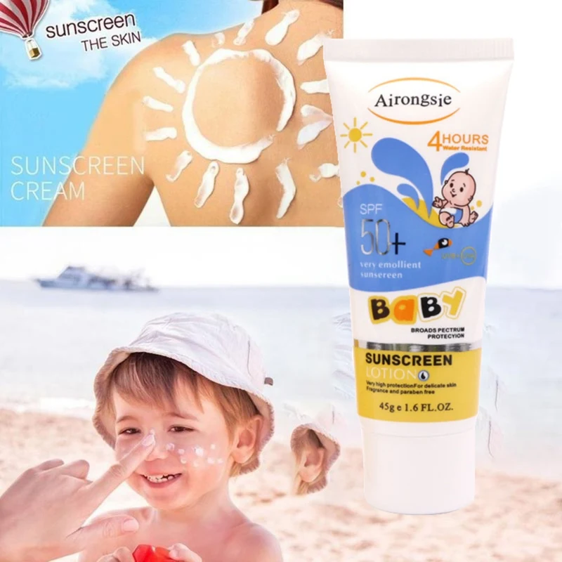 45g SPF 50/60/90 Facial Body Sunscreen Whitening Sun Cream Sunblock Skin Protective Cream Anti-Aging Oil-control Moisturizing
