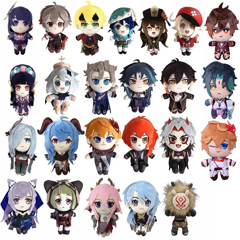 

Game Genshin Impact Hu Tao Xiao Zhongli Arataki Itto Morax Kamisato Ayato Tartaglia Klee Barbatos Plush Doll Pillows Kids Gift