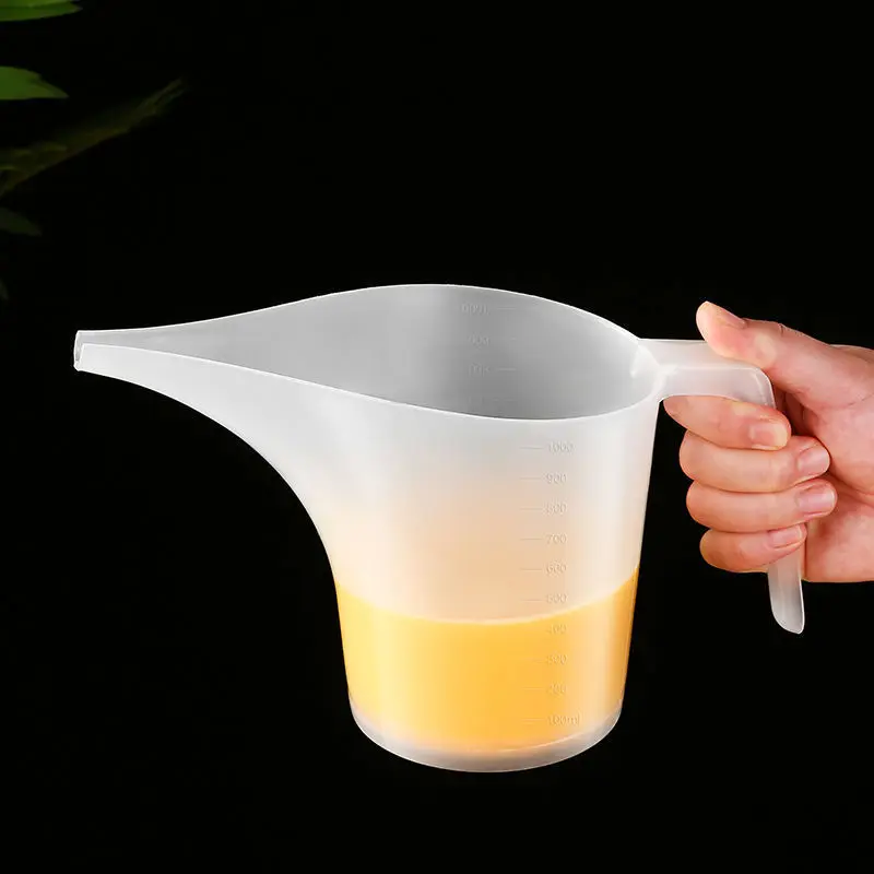 

5PCS Long Mouth Measuring Cups 1000ml Graduated Handmade Soap Making Supplies Tools Splashproof Baking Batter Dispenser