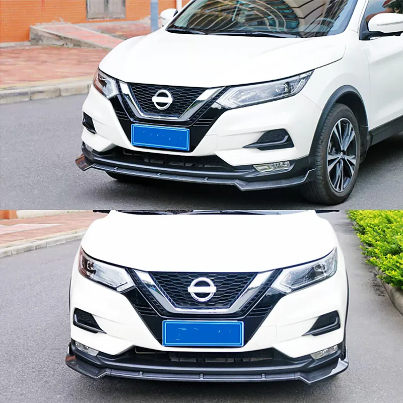 Фото Для Nissan Qashqai 2019-2023 автомобильный передний бампер, сплиттер для губ, подбородок, спойлер, комплект кузова, диффузор, защитная защита, внешние аксессуары №3