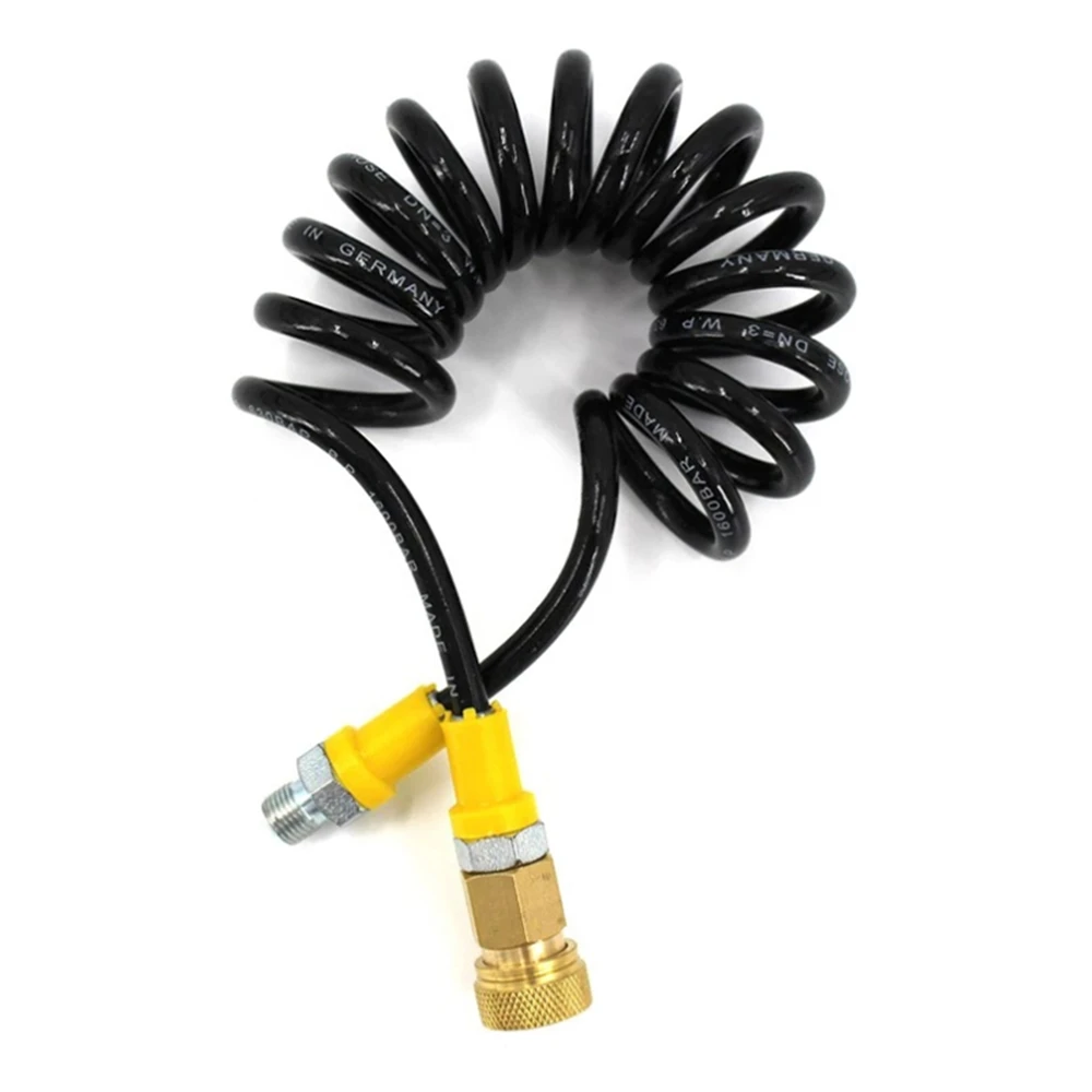 

630 бар, пейнтбол высокого давления, PCP, пневматический воздушный насос, дистанционный шланг, длина 150 см, нейлоновая спиральная трубка