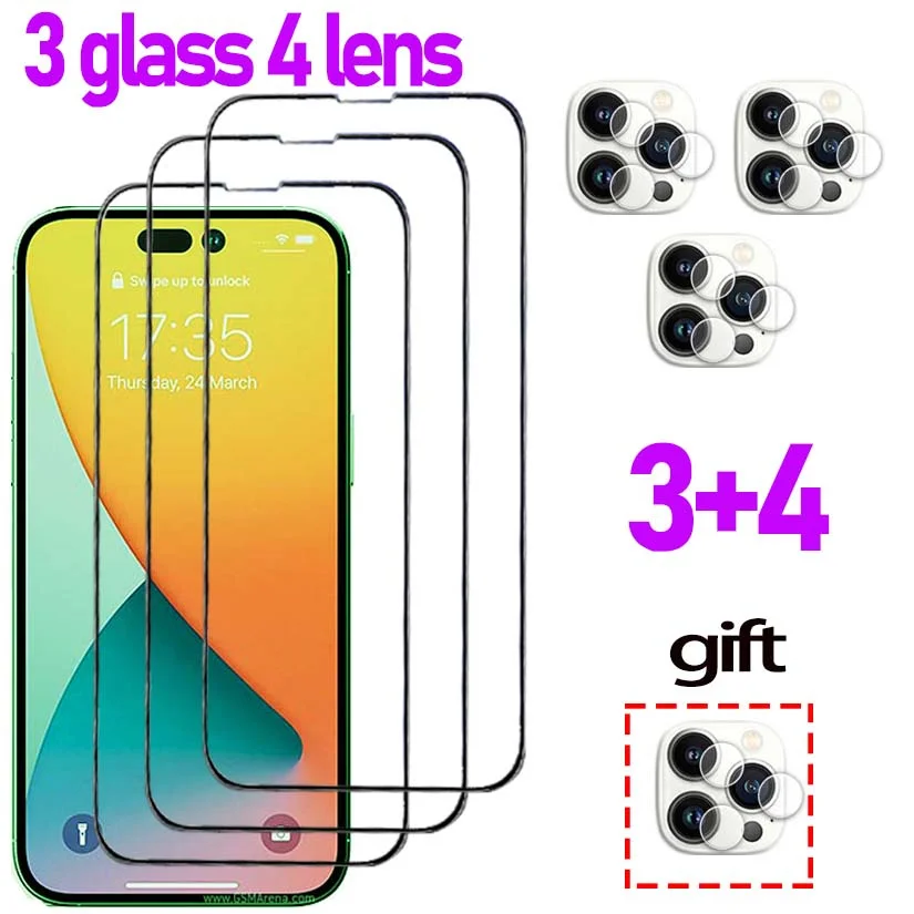 

Tempered Glass For iPhone 14 Glass Film iPhone 14 Pro Max Screen Protector Soft Camera Lens Protection i Phone Apple 14 Plus 14Pro Easy To Install Smartphone Front Glass iPhone 14 mini iPhone14 Pro Max 2022