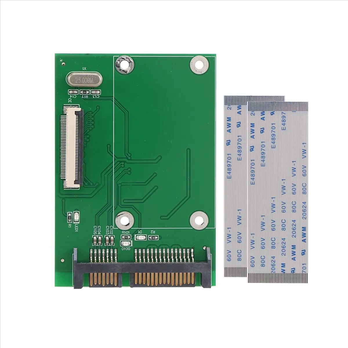 Фото Адаптер-конвертер L77A для SSD/HDD с 40-контактным разъемом ZIF/CE (1,8 дюйма) в 22-контактный SATA (7+15) №3