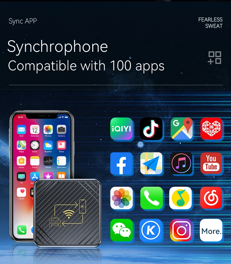 2 в 1 беспроводной адаптер Carplay для Apple iOS Android Auto AI Box Smart USB Plug and Play Havel Kia Volvo Audi MG VW