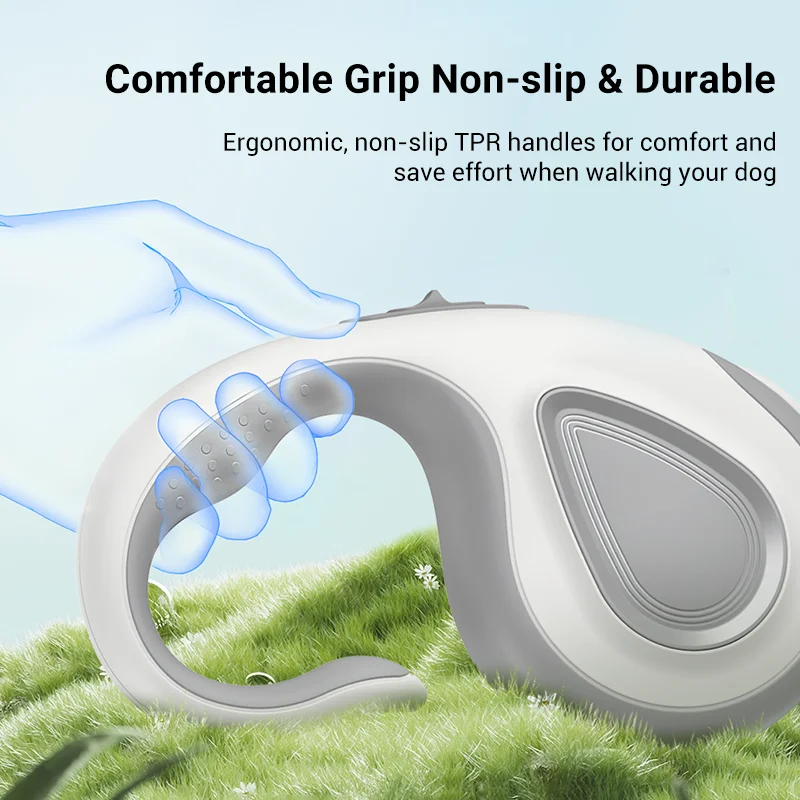 ROJECO автоматический выдвижной поводок для собак 5 м регулируемый тяговый ремень