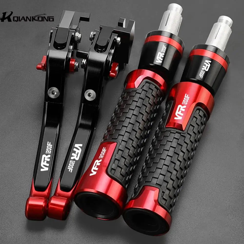 

VFR 1200 F Motorcycle 7/8"22MM Hand Grips Handlebar Covers Brake Clutch Levers For Honda VFR1200 F 2010-2016 2015 2014 2013 2012