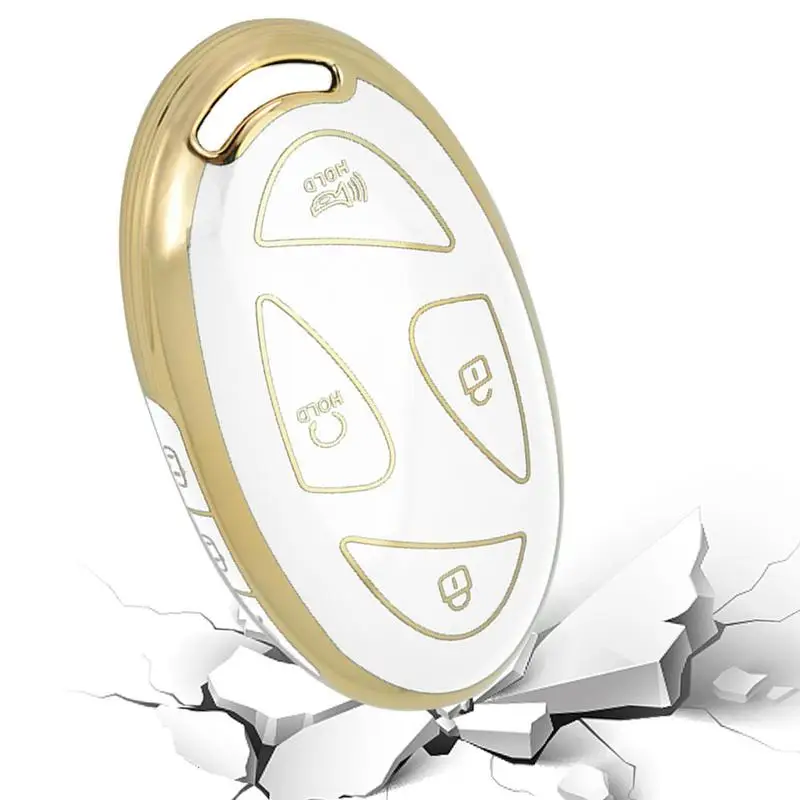 

TPU Car Key Cover Case For Hyundai J Auto Shock-proof Key Holder Car Key Shell Car Key Accessories Protective Car Key Case