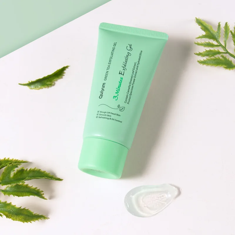 Отшелушивающий гель LAIKOU для пилинга скраб лица увлажняющий отбеливающий зеленый