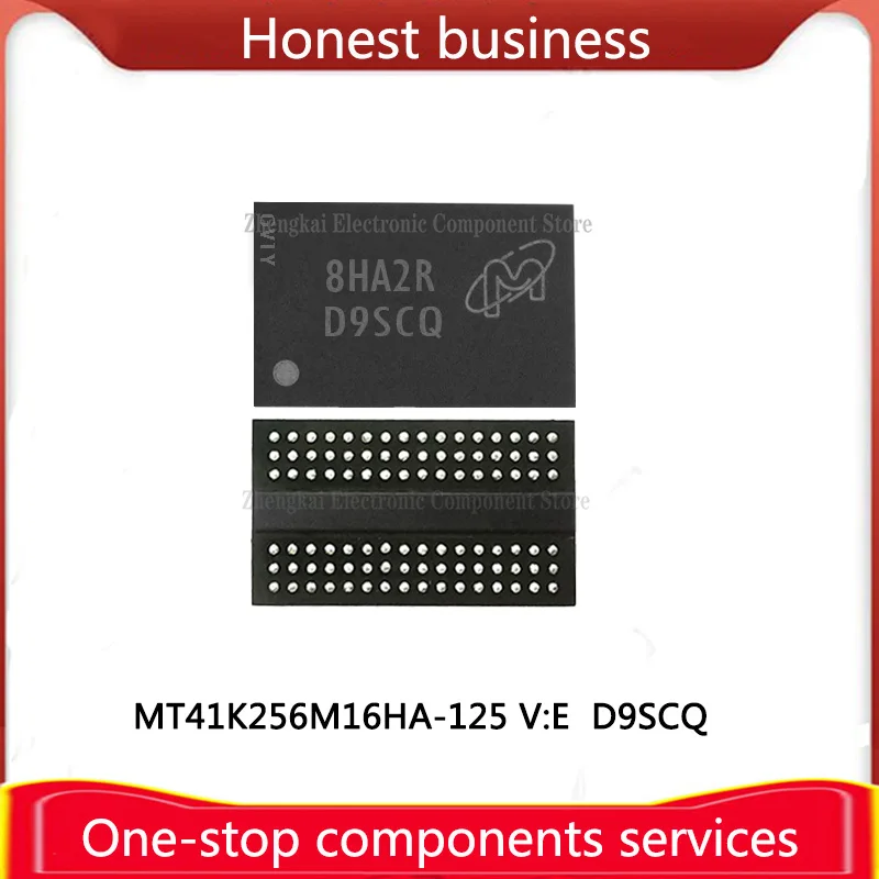 

MT41K256M16HA-125 V:E D9SCQ 96FBGA DDR3 4Gb MT41K128M16JT-125:K D9PTK 2GB MT41K256M16TW-107 M:P D9XBL 4G Chip Memory