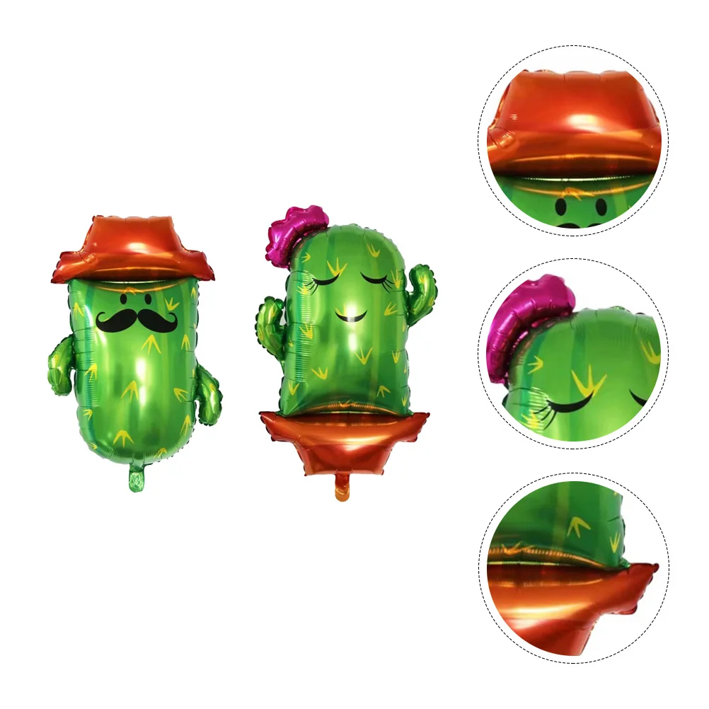 

2pcs Shape Decorative Cartoon Lovely Party Balloons Aluminium Film Balloons