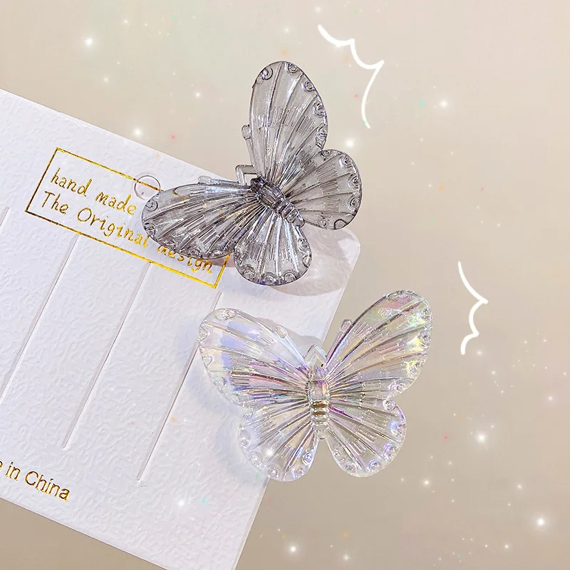 

2pcs Girls Colorful Dream Butterfly Cartoon Hairpin Children Fashion Hair Clips for Hair Barrettes Headband Hair Accessories