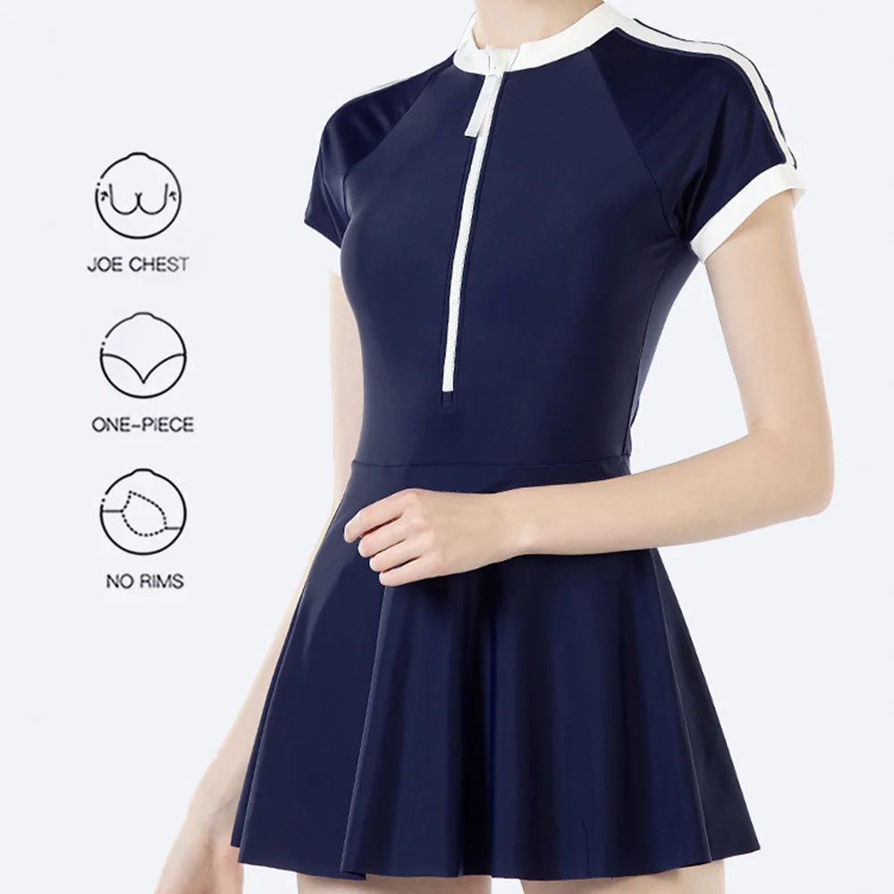 

One Piece Swimsuits Slimming Women's Casual Conservative Swimwear Suits Slimming Bathing Suit Athletic Racerback Swimsuit JAN88