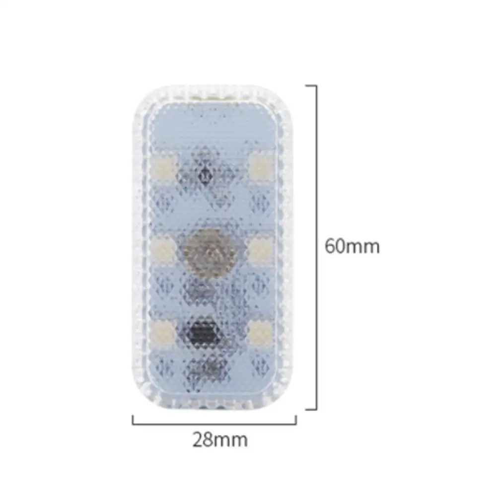 1 шт. миниатюрный Автомобильный светодиодный светильник с USB-зарядкой