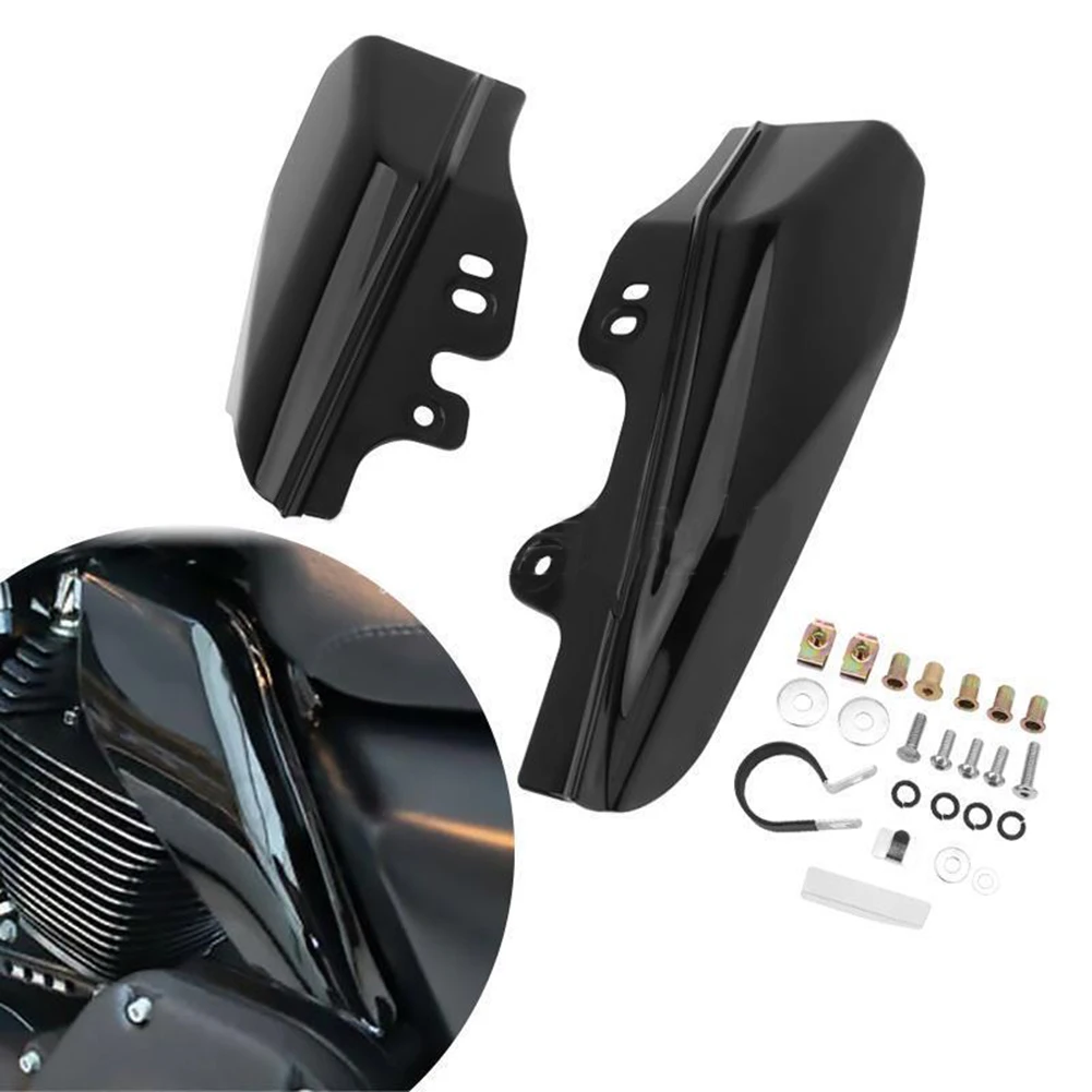 

Motorcycles Trim Car Interior Heat Deflectors Frame 100% Brand New ABS Plastic Air Deflector Black Motorcycles