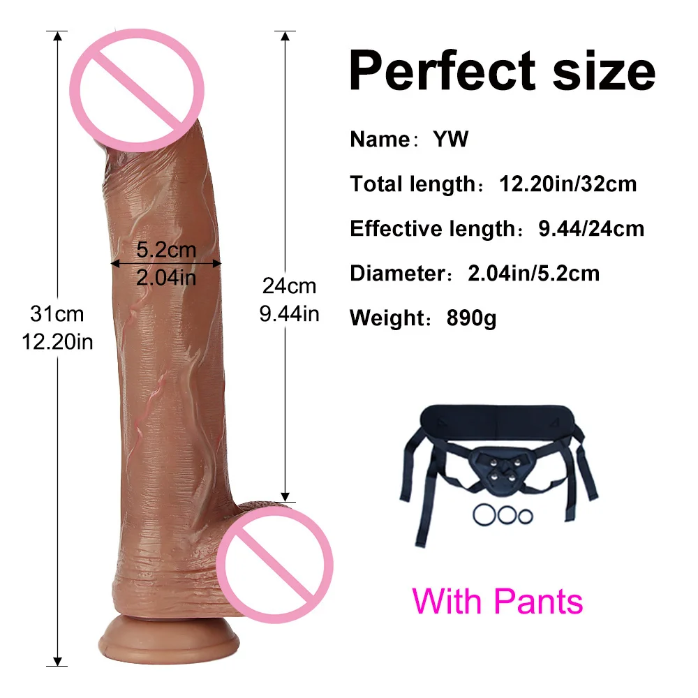 Skin Super Realistic Huge Dildo Soft Sexy Female Masturbator Erotic Products Strong Orgasm Silicone Suction Cup Women Big Dick