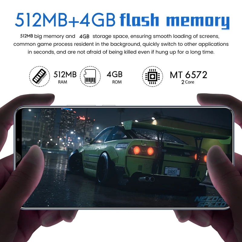 Quality Rino8 Pro Smartphone 5.8 Inch MTK6572 Dual Core 512MB+4G RAM Card Standby Android 4.4 EU Plug | Электроника