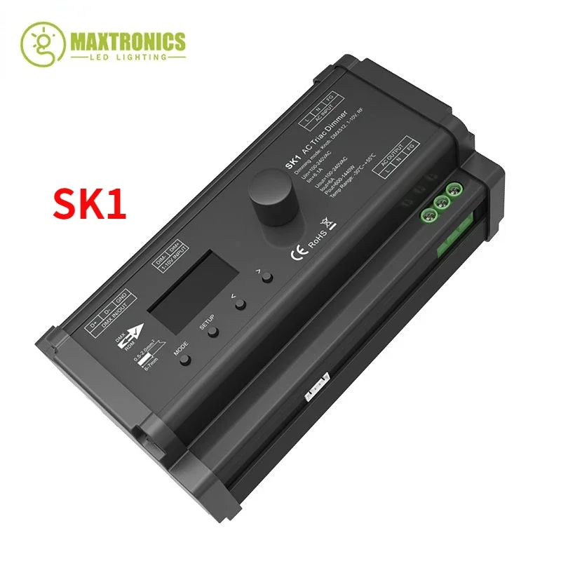 Регулятор яркости Triac светорегулятор 1CH * 6A SK1 DMX512 RF протокол сигнала 2 4G 1-10 В
