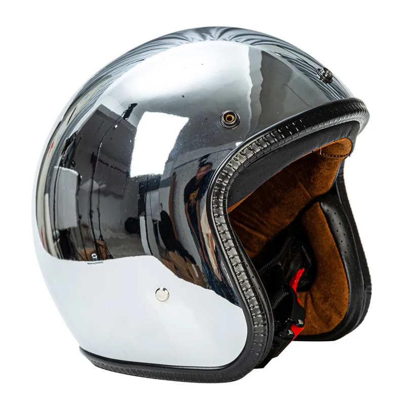 Шлем с открытым лицом в японском и корейском стиле винтажный мотоциклетный