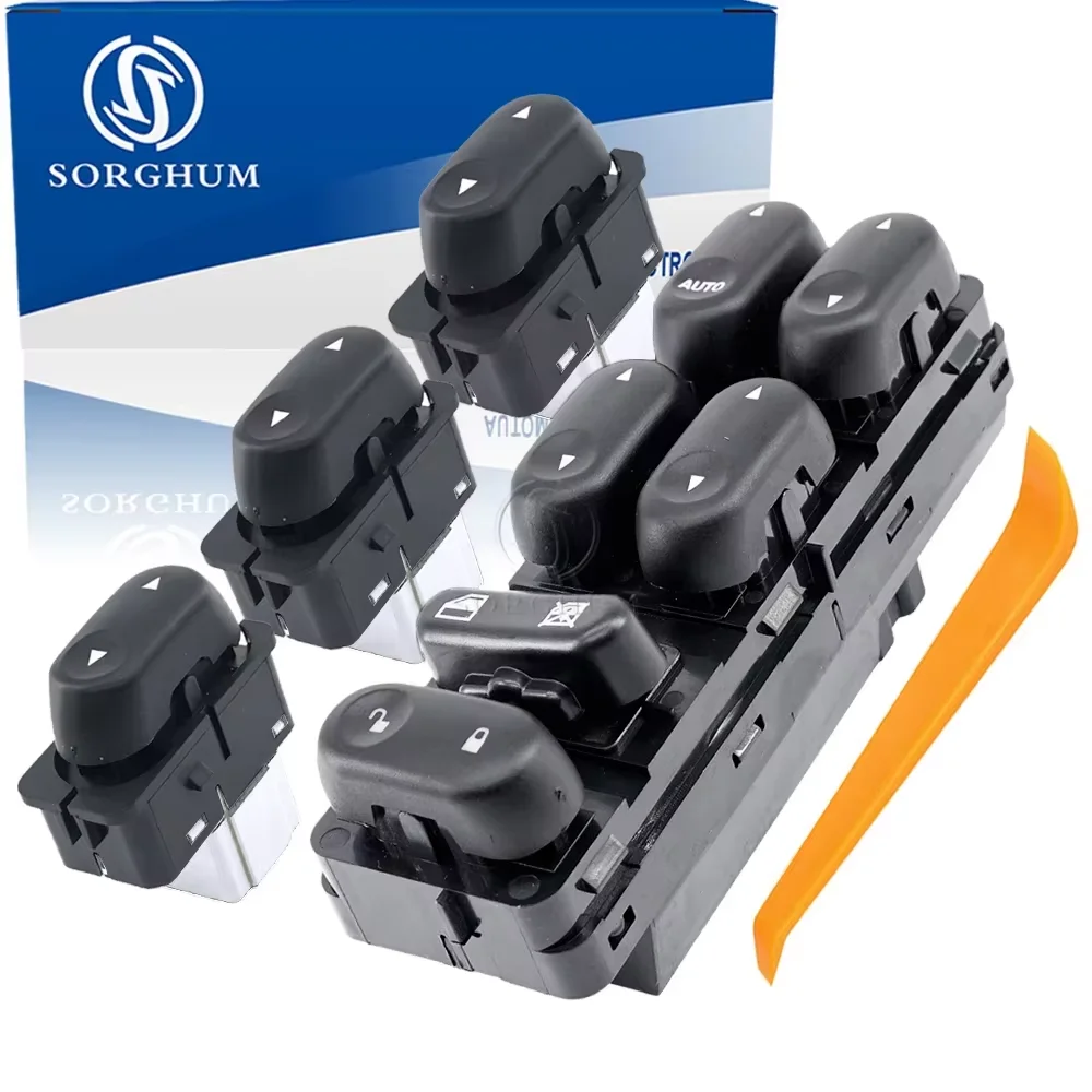 

SORGHUM 3L8Z-14529-AAA YF1Z-14529-ABA Левый водительский переключатель стеклоподъемника пассажирская кнопка для Ford F250 F350 Escape Mariner Mazda Tribute