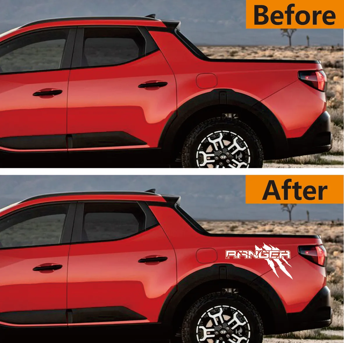 Боковая наклейка для кузова автомобиля Ford Ranger Raptor XLT XL letui T6 отделка пикапа