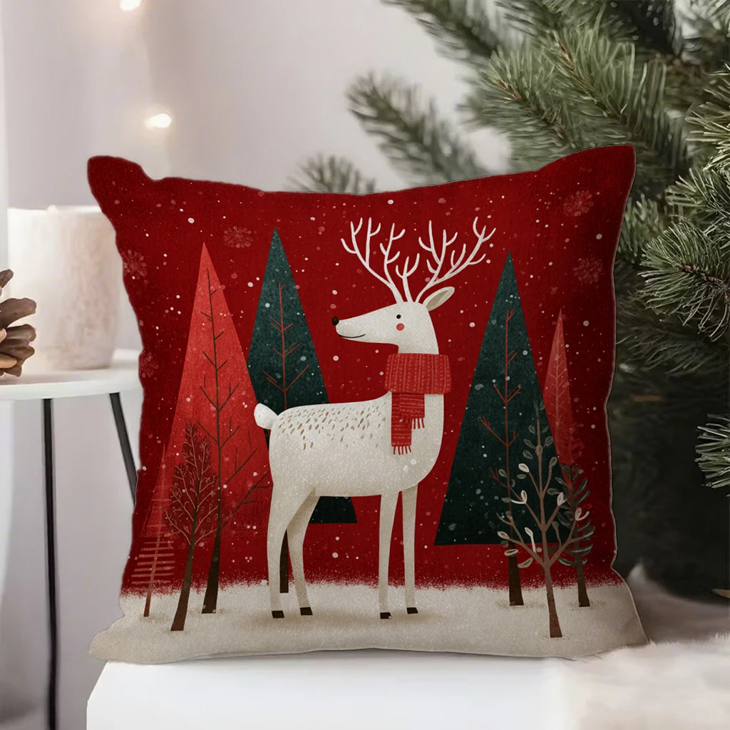 

Рождественские наволочки из полиэстера