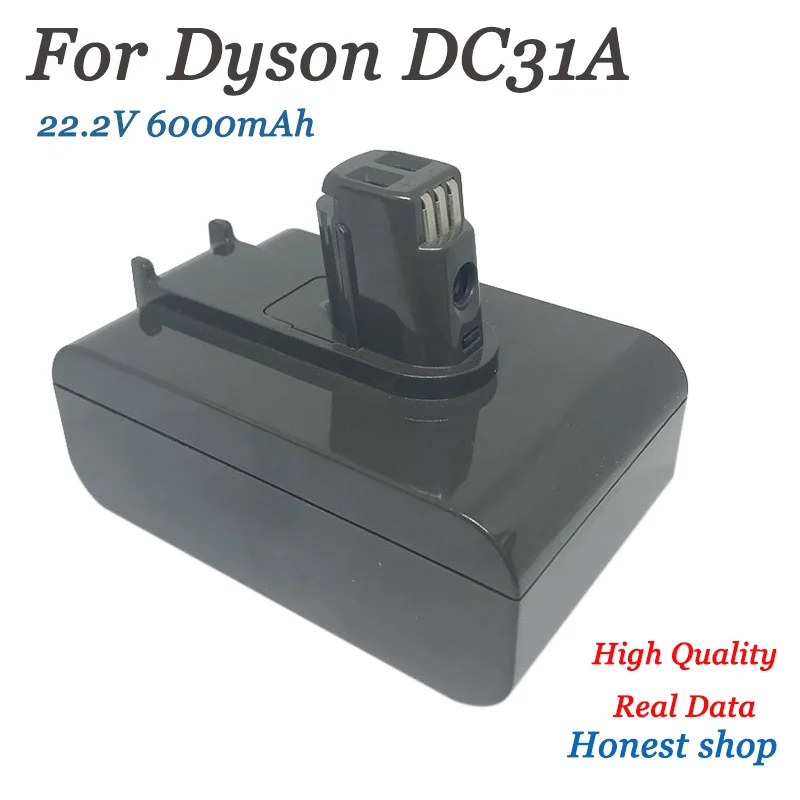 

22.2V 6000mAh Li-ion Vacuum Battery for Dyson DC35 DC31 DC34 DC44 DC31 Animal DC35 Exclusive 917083-03