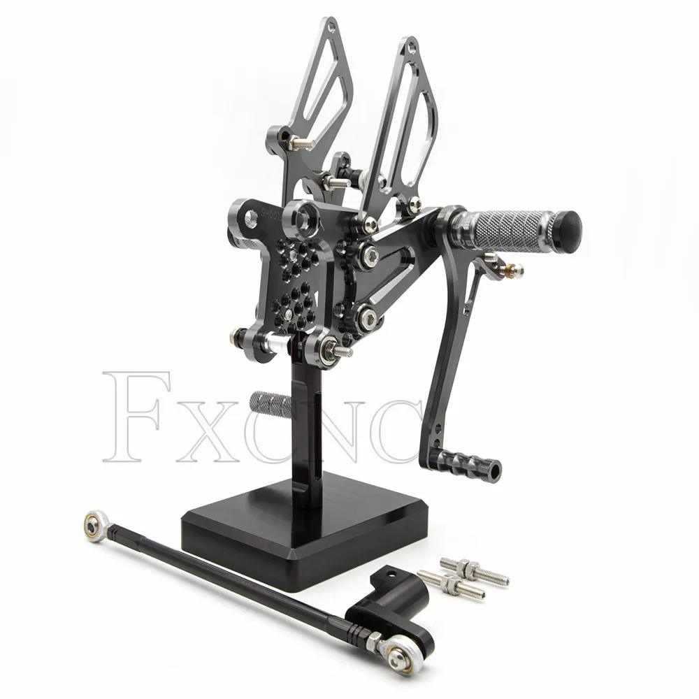 For Honda CBR300RR 2011-2016 Motorcycle Rearset Footrest Footpeg CNC Aluminum Adjustable Pedal Foot Peg Rear Set