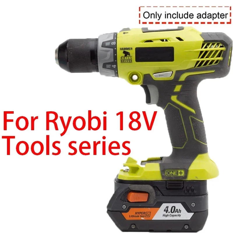 Фото Адаптер/преобразователь для литий-ионного инструмента Ryobi 18 В ONE+, преобразователь в AEG RIDGID, адаптер литий-ионного аккумулятора 18 В, аксессуары для электроинструментов №3