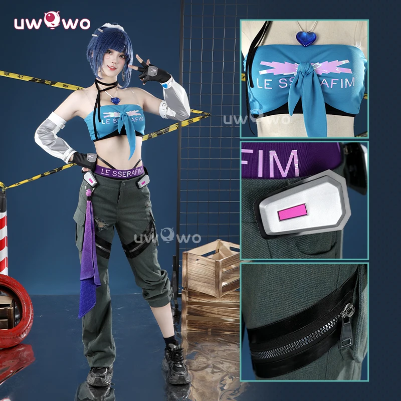 Фото Новинка 2025 года, игра для косплея DVA Overwatchh 2 x LEe SSERAFIMm Fearlesss DVA, карнавальный костюм на Хэллоуин, Рождество, карнавальный костюм №2