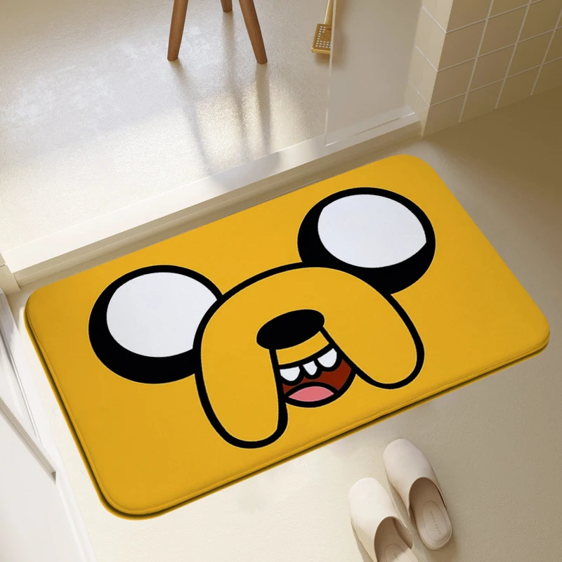 

Антискользящий замшевый коврик Adventure Time