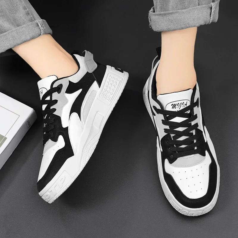 Удобные мужские парусиновые кроссовки городская обувь на плоском каблуке