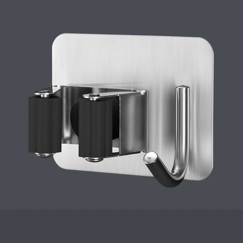 

Multi-Purpose Hooks Wall Mounted Mop Storage Rack Broom Hanger Hook Bathroom Waterproof Wall Hook Kitchen Storage Tool