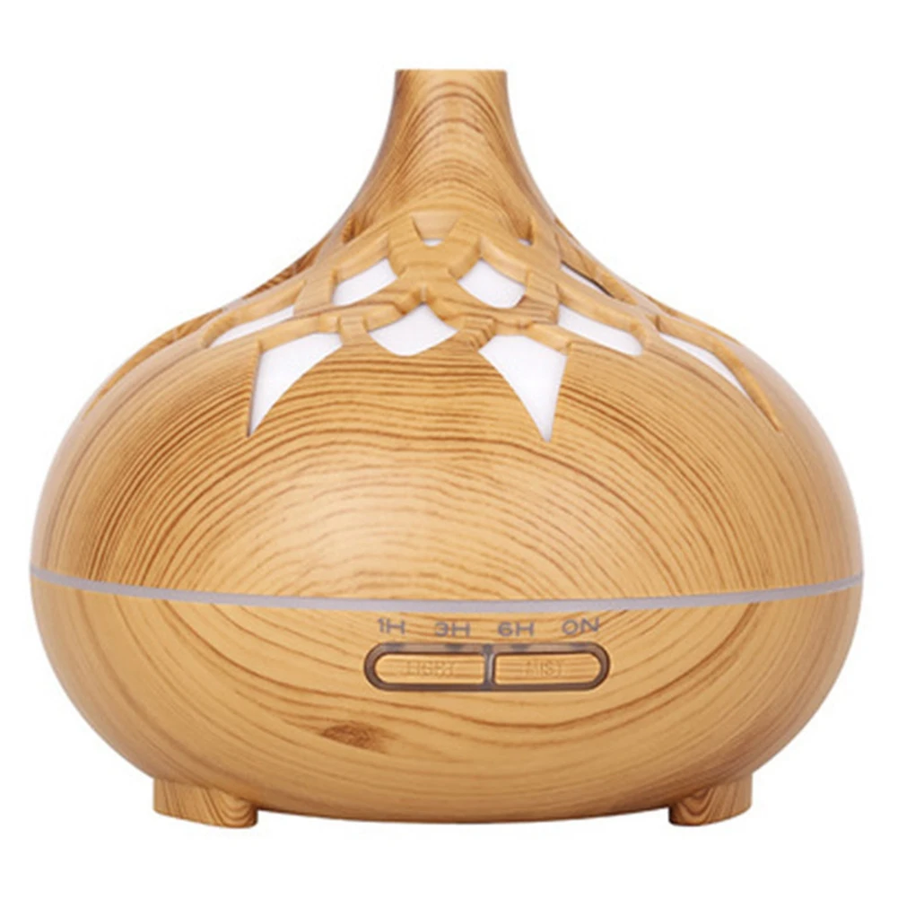 

500ML Aroma Diffuser Air Humidifier Essential Oil Diffusers Ultrasound Colorful Night Lights for Home Office US Plug A