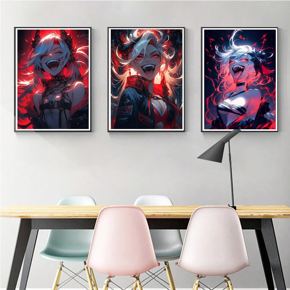 Абстрактный постер школьницы в стиле интернет-сумасшедшей печатные картины для