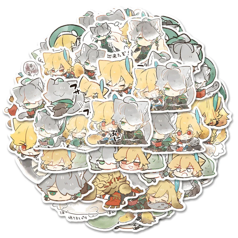 

Sunsyea Genshin Impact Ролевые наклейки 60 шт. Alhaitham Kaveh