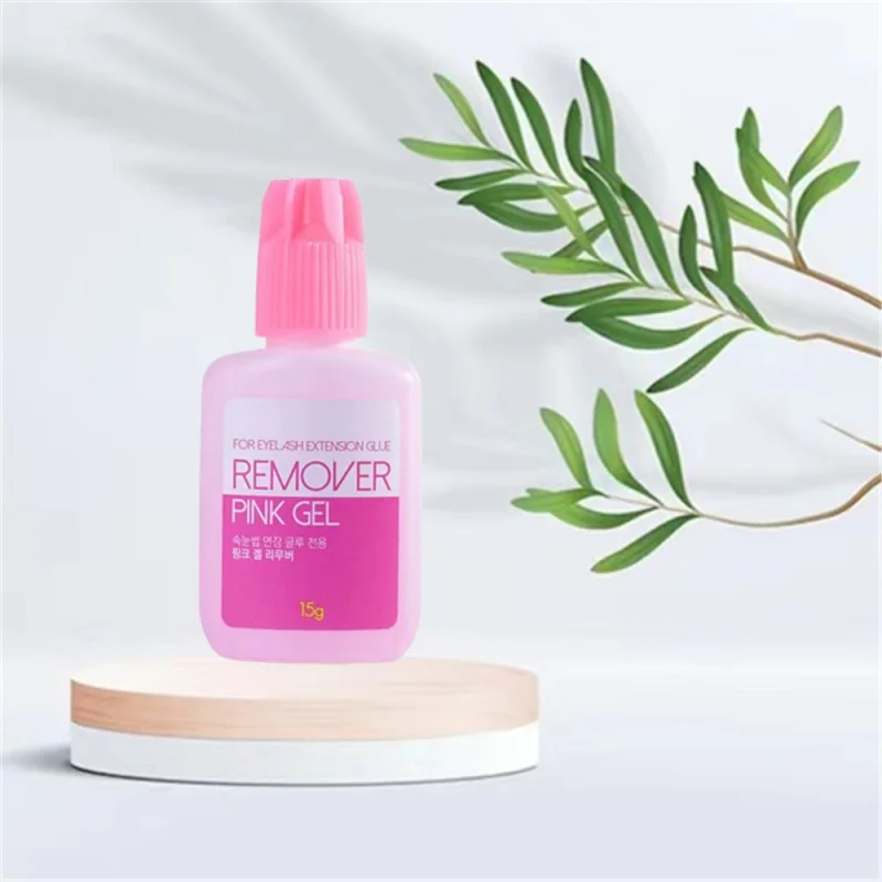 

Korea Quickly Dissolves Adhesive 15g Lash Extension Professional Sky Pink Gel Eyelash Remover