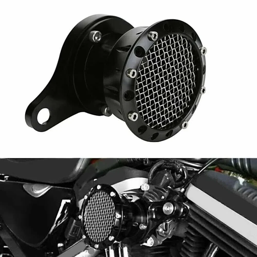 

Аксессуары для мотоциклов Davidson XL883 XL1200 винтажный воздушный фильтр из алюминиевого сплава мотоциклетный Сменный фильтр с ЧПУ воздухоочисти...