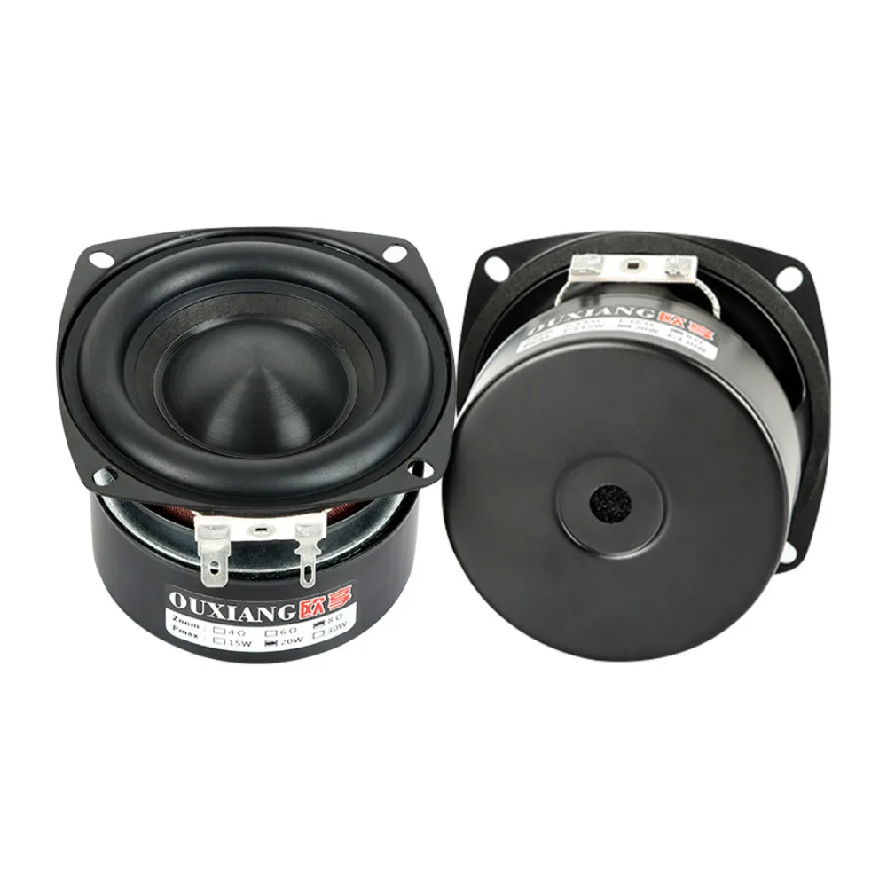 

nes 2Pcs 3 Inch woofer Speakers Driver 4 8 Ohm 25W Audio Bass Loudspeaker DIY Home Theater Sound Amplifier Speaker Unit