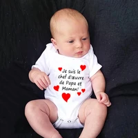 baby clothes new born cotton mother kids bodysuit high quality fashion love mama letter printing short sleeve baby soft bodysuit
