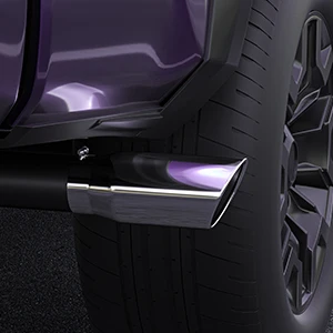 

new Exhaust Tip Chrome-Plated Stainless Steel 4in Inlet Exhaust Tip with 5in Outlet 12in Length Bolt-On Muffler Tip Polished