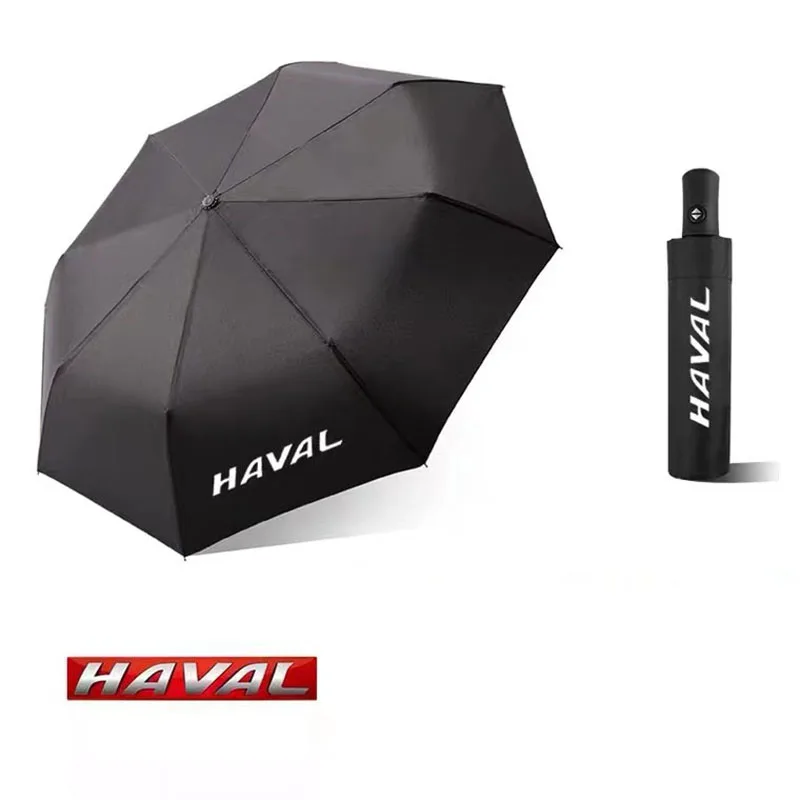 

Портативный зонт для Haval H9 F7x F7 H5 H4 H2 H6 JOLION F5 M6 H7 H2S, полностью автоматический автомобильный подарок от дождя