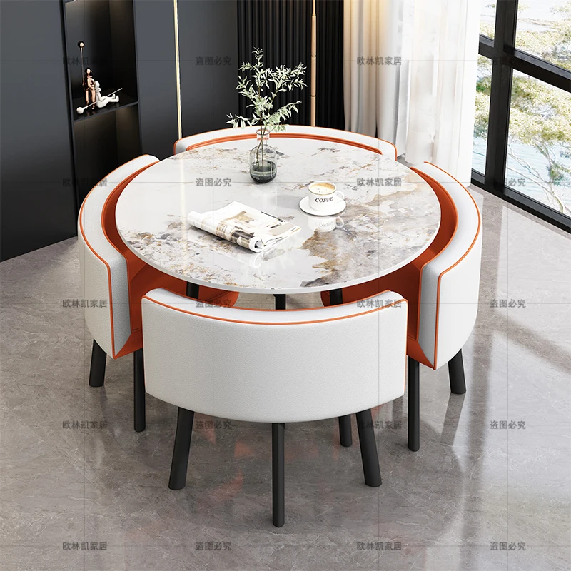 

Round Mobile Dining Tables Kitchen Salon Nordic Console Luxury Dining Tables Hallway Articulos Para El Hogar Kitchen Furniture