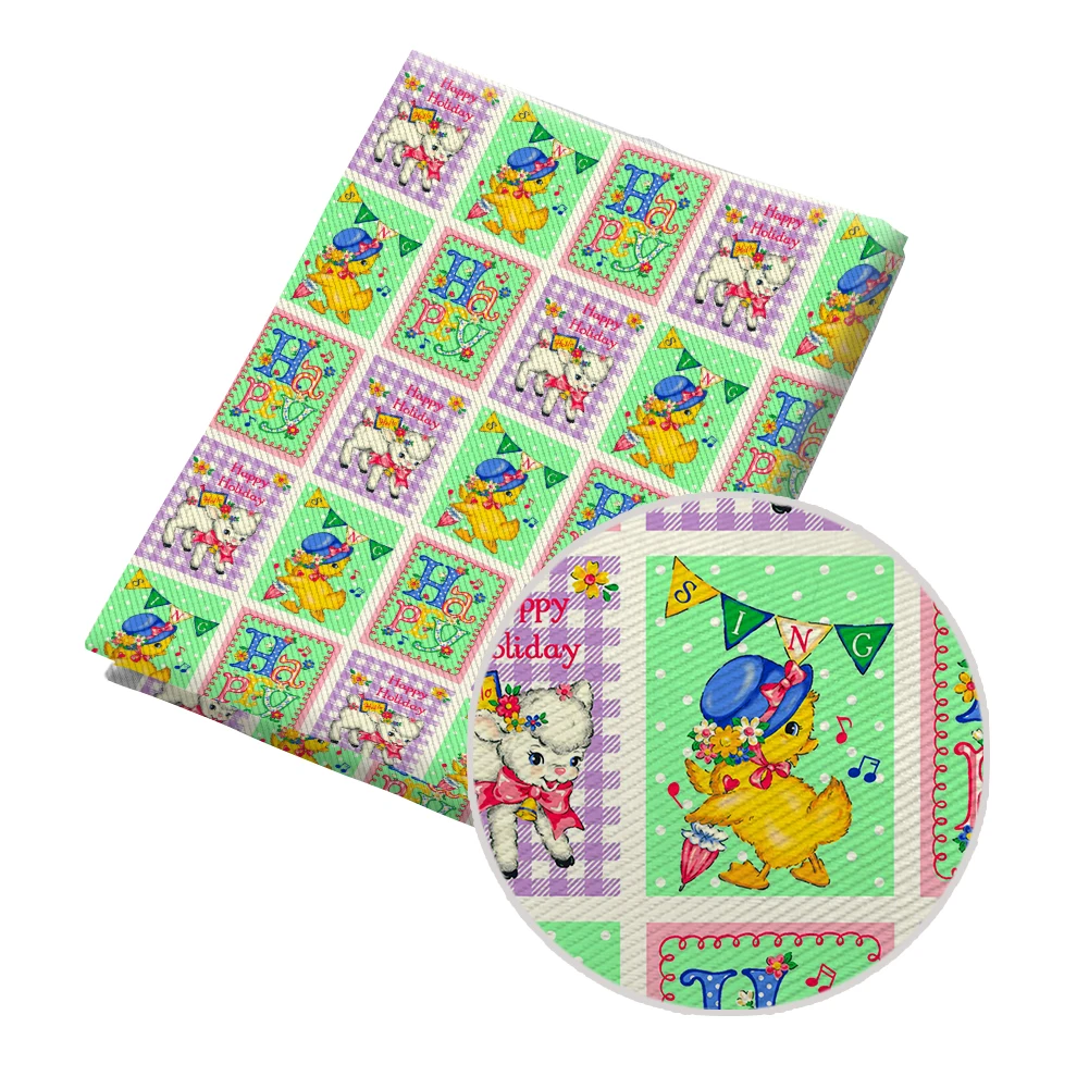 

50*145cm Twill Fabric Printed Dear Little World Pattern DIY Sewing Fabric for Clothes Textiles Handmade Decoration