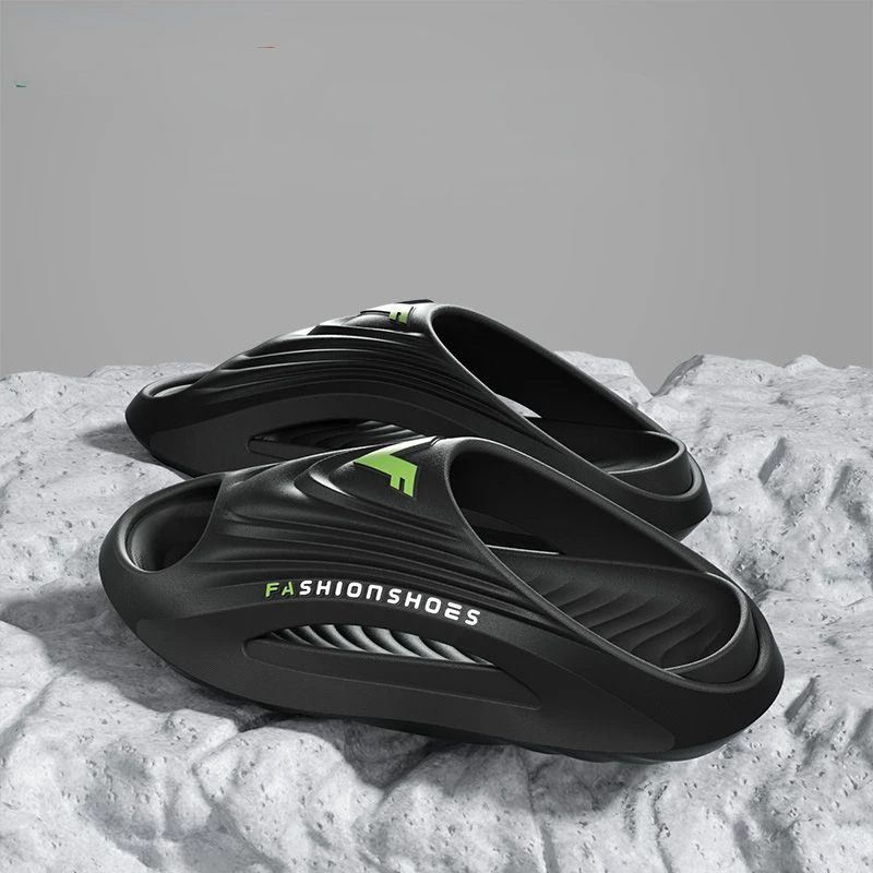 Новинка 2023 года спортивные тапочки на толстой подошве модные летние мужские