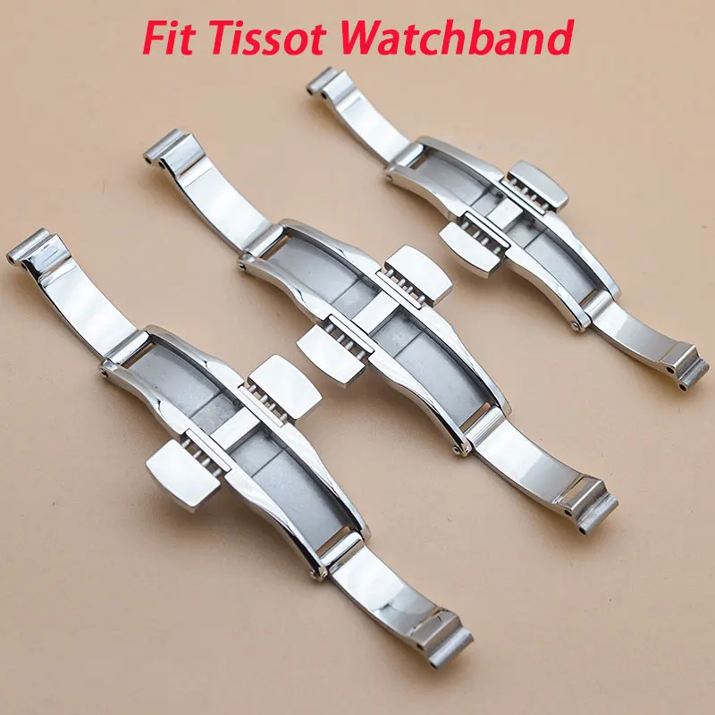 

Watchband Buckle Clasp For Tissot T1853 T035617 T035439 Longines Stainless Steel Watch Strap Clasp Button Accessories