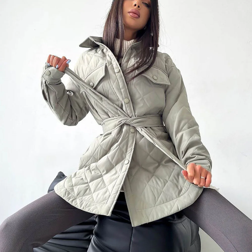 Winter Thicken Jacket Women 2022 Long Loose Warm Padded Cotton Parkas Fashion Casual Solid Single-breasted Coats Female Clothing