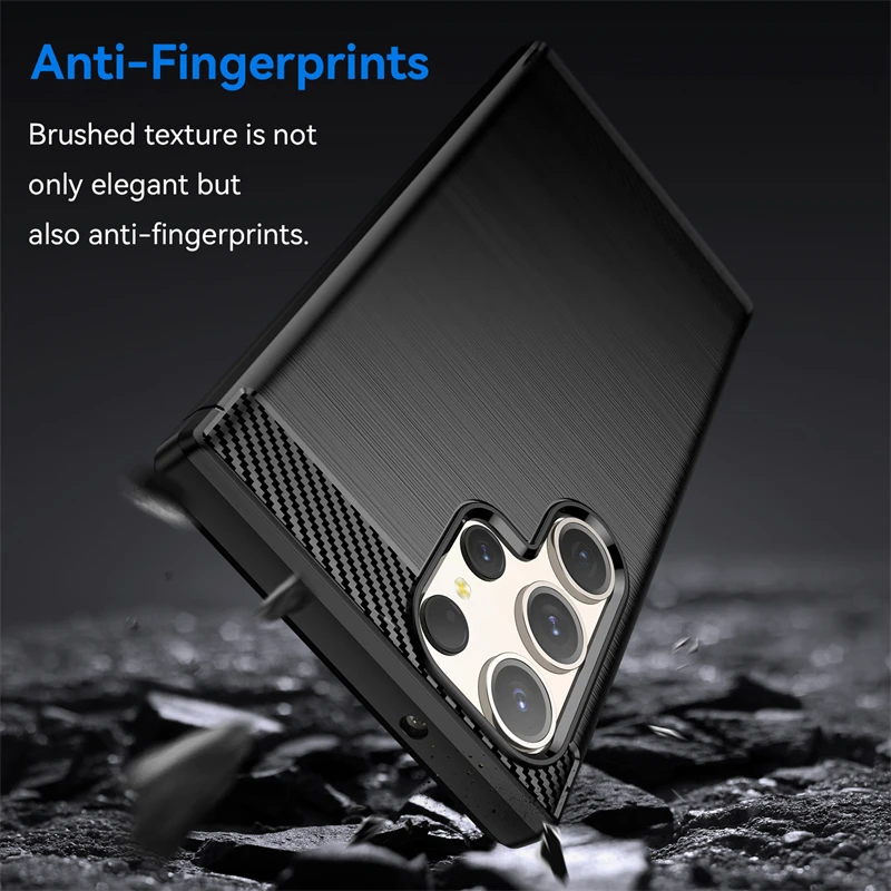 For Samsung Galaxy S23 Ultra Case Silicone TPU Phone Case For Samsung S23 Ultra Case Armor Rubber Cover Galaxy S23 Plus Ultra